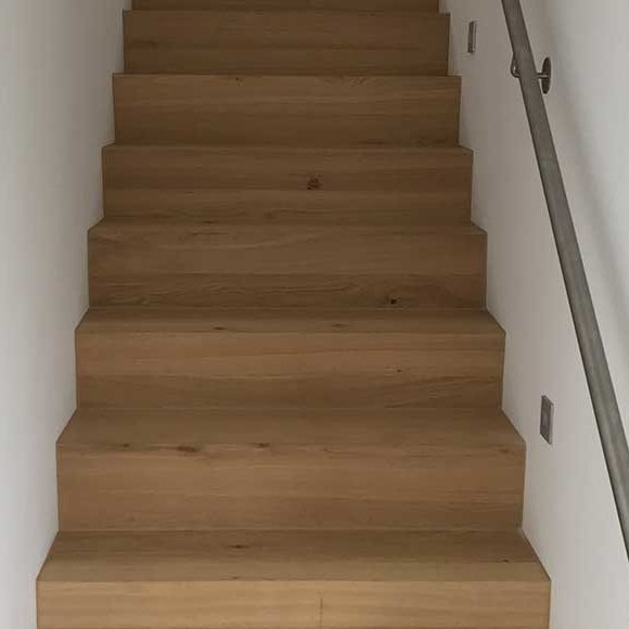 Treppe aus Parkett